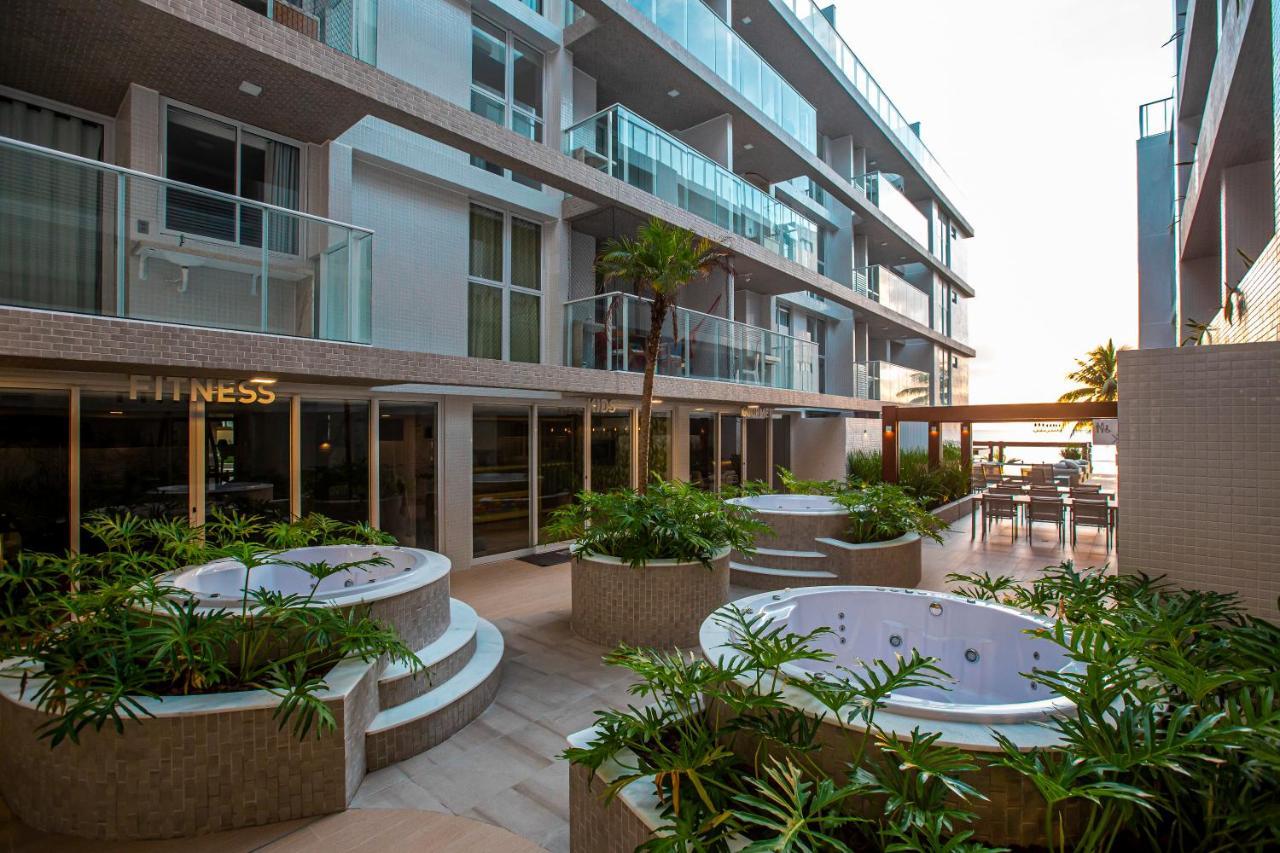 Apartamento Com Jacuzzi Na Beira Mar De Joao Pessoa No Branco Haus エクステリア 写真